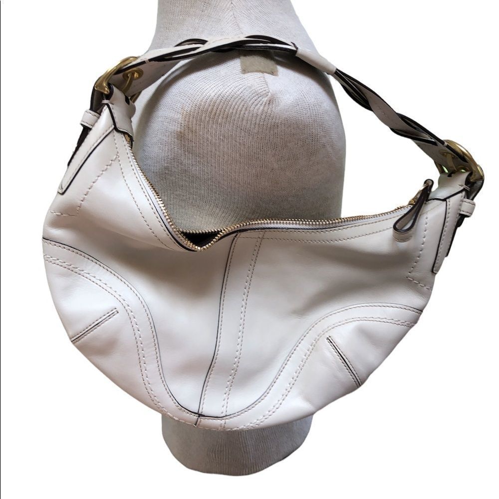 NWOT Vintage Coach braided handle hobo shoulder